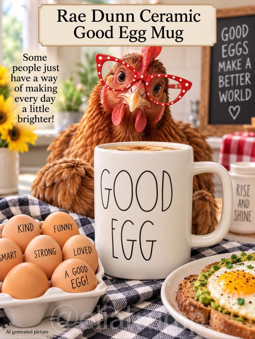 Rae Dunn Easter Good Egg White Mug